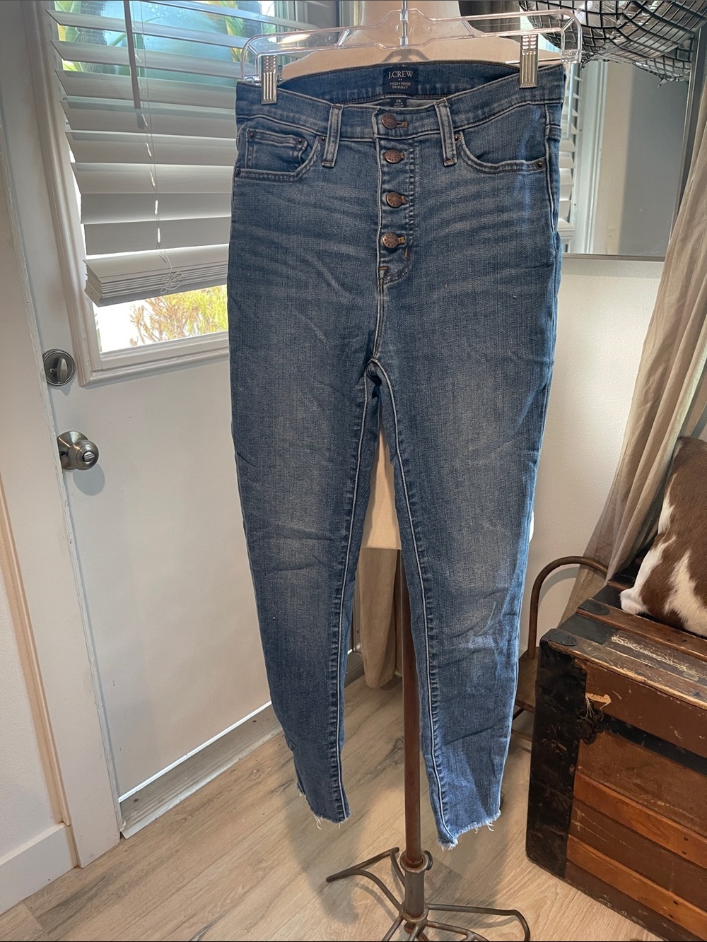 J. Crew Light Blue High-Rise Skinny Jeans